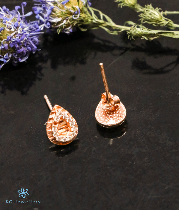 The Posy Silver Rose-Gold Earrings