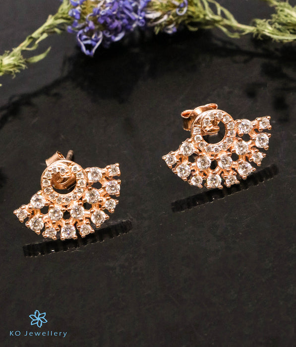 The Glida Silver Rose-Gold Earrings