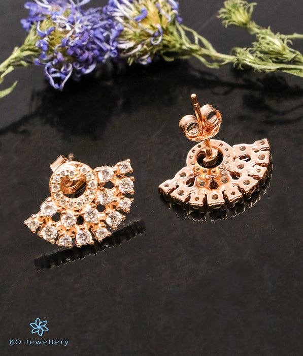 The Glida Silver Rose-Gold Earrings