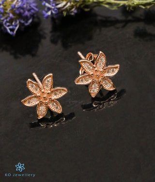 The Reva Silver Rose-Gold Earrings