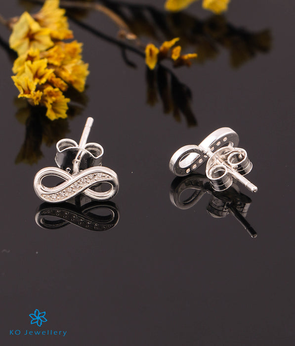 The Infinity Silver Earstuds