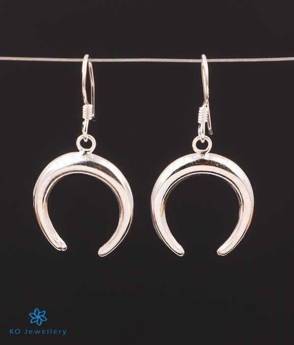 The Horshoe Charm Silver Earrings