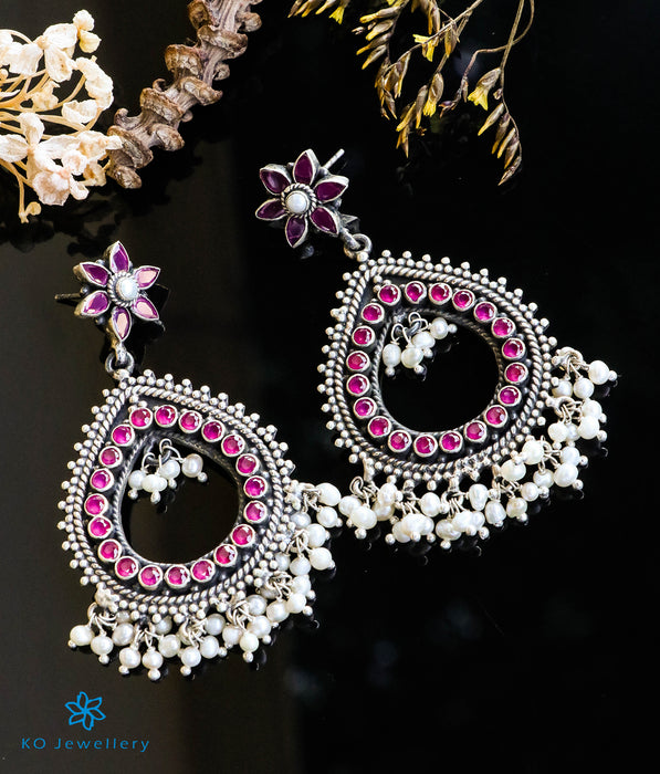 The Niesha Silver Gemstone Earrings