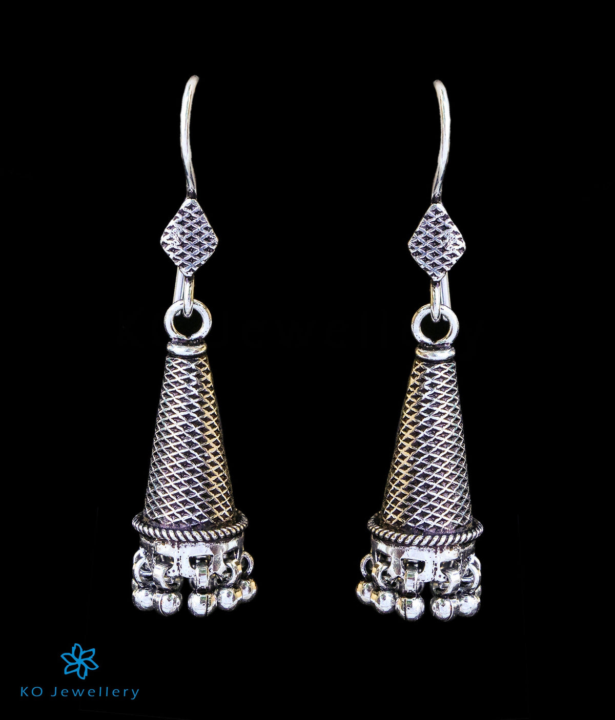 Buy silver jhumkas online Clearance