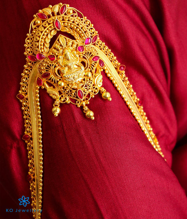 The Bhadrika Silver Bridal Armlet or Vanki