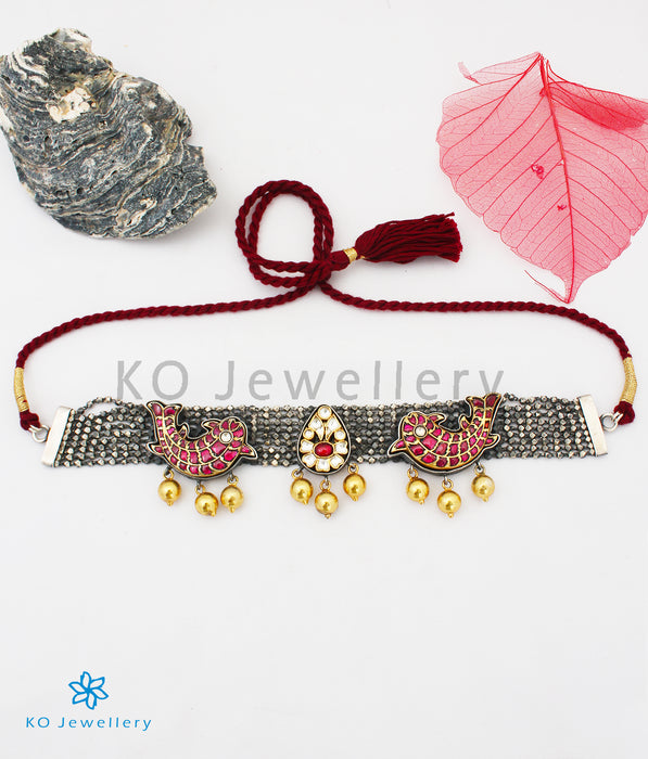 The Jalika Silver Jadau Necklace