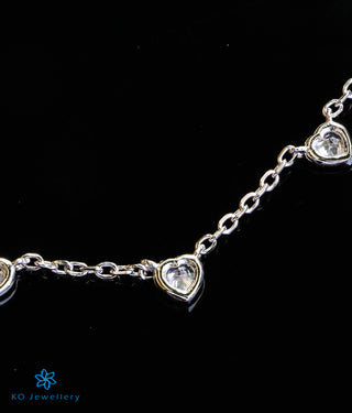 The Linked Hearts Silver Bracelet