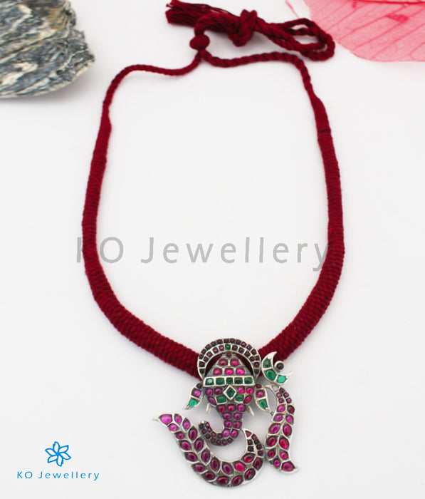 The Mandaka Silver Ganesha Necklace