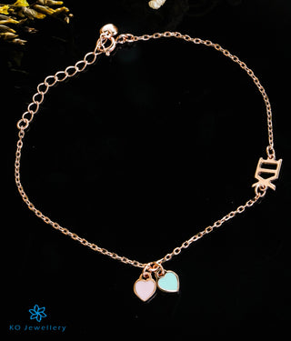 The Inseparable Hearts Silver Rose-gold Bracelet