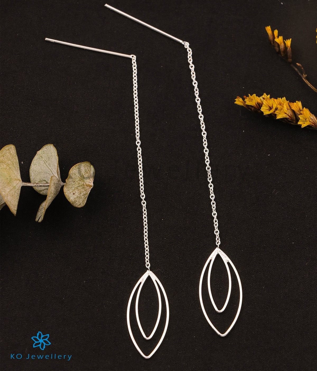 Kelim Teardrop Post Fine Silver Earrings – Wayzata Jewelers