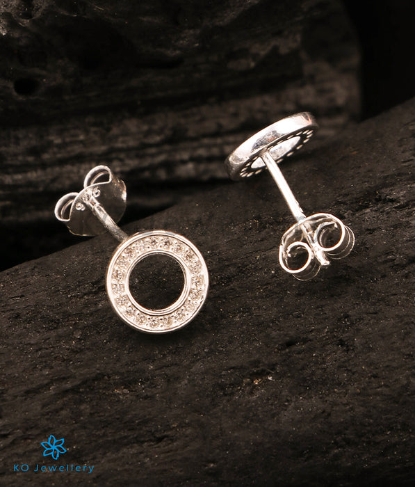 The Circled Silver Earrings