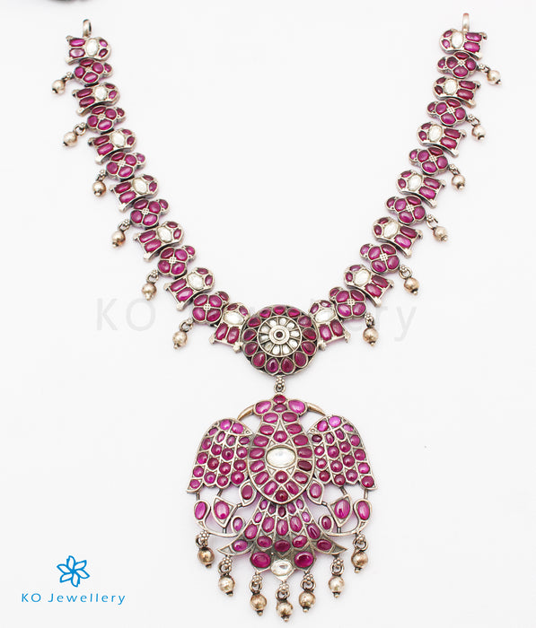 The Vasuda Silver Gandaberunda Necklace