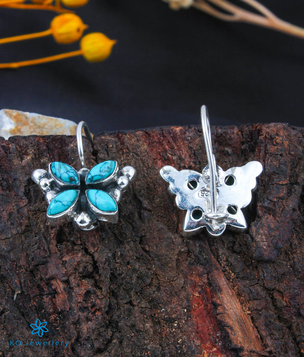 The Tittli Silver Gemstone Earrings (Turquoise)