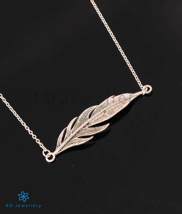 The Feather Silver Necklace