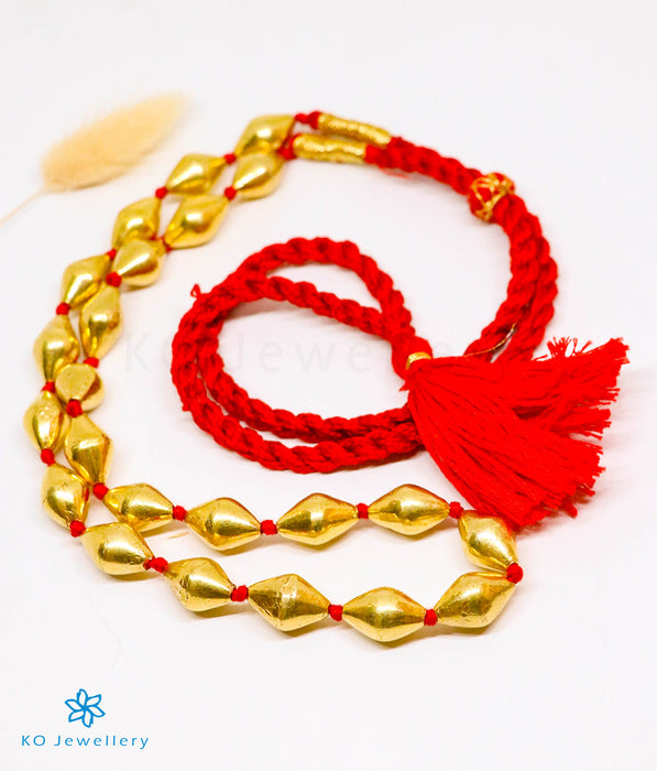 The Sagara Silver Dholki Beads Necklace