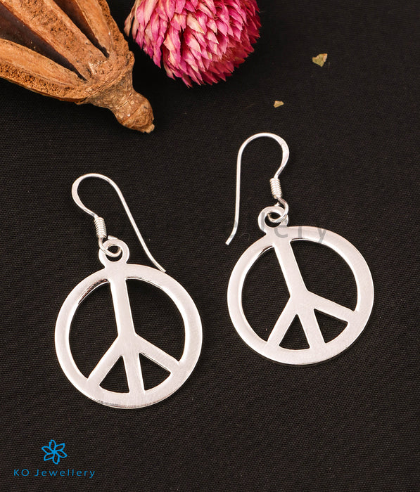 The Peace Silver Earrings