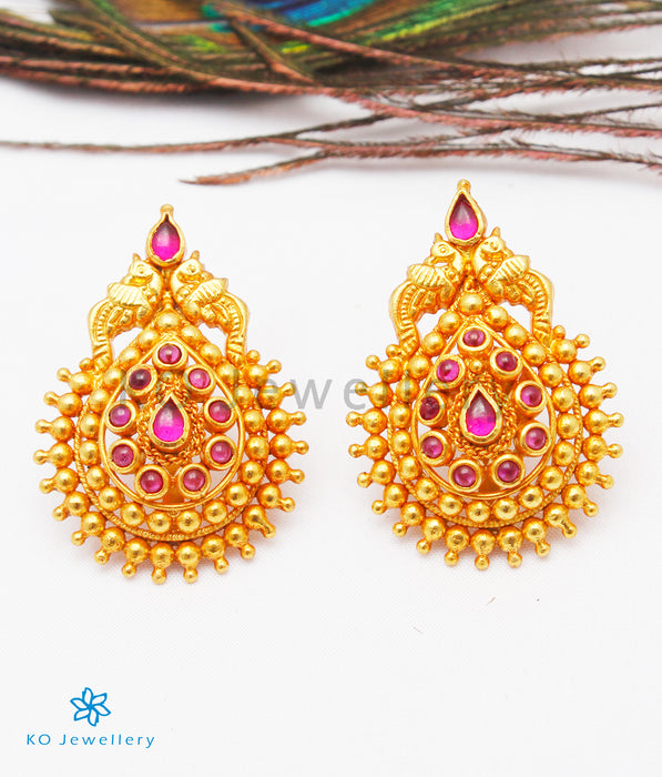 Buy Traditional ethnic festive Indian wedding Gold plated pearl round Earrings  studs for women and girls design Design 3 at Amazonin