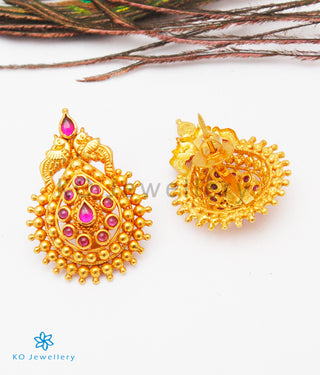 The Manya Silver Ear-studs (Big)