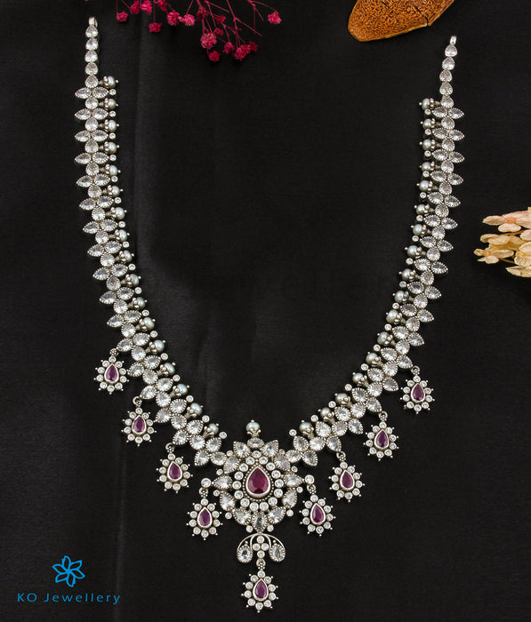 The Aitareya Silver Guttapusalu Necklace