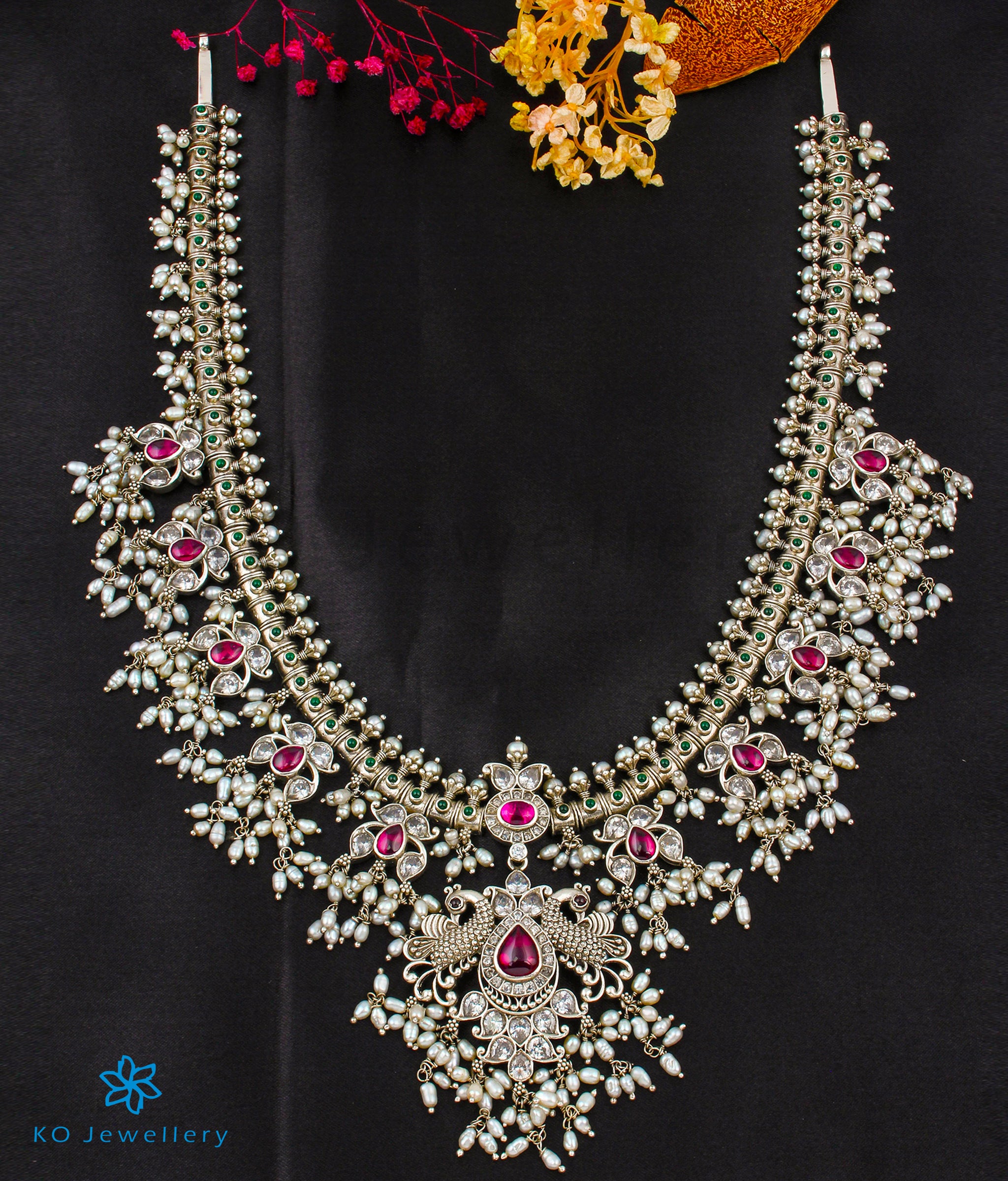 Price Guttapusalu Necklace Online The Uddalaka Silver Guttapulusu