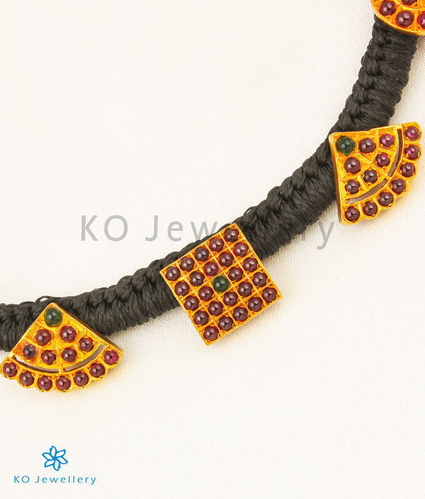 The Vividha Silver Thread Necklace