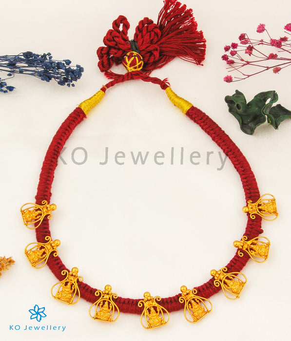 The Vasudha Silver Thread Necklace