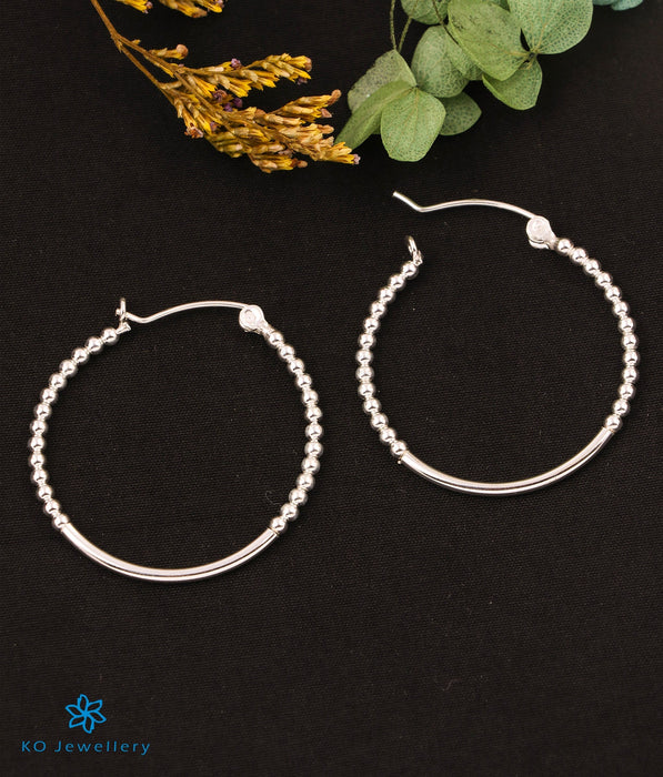 The Bubble Silver Hoops