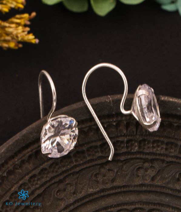 The Uno Sparkle Silver Earrings