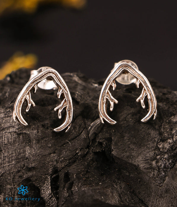 The Antler Silver Earstuds