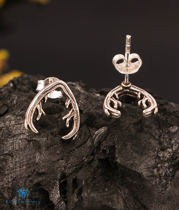 The Antler Silver Earstuds
