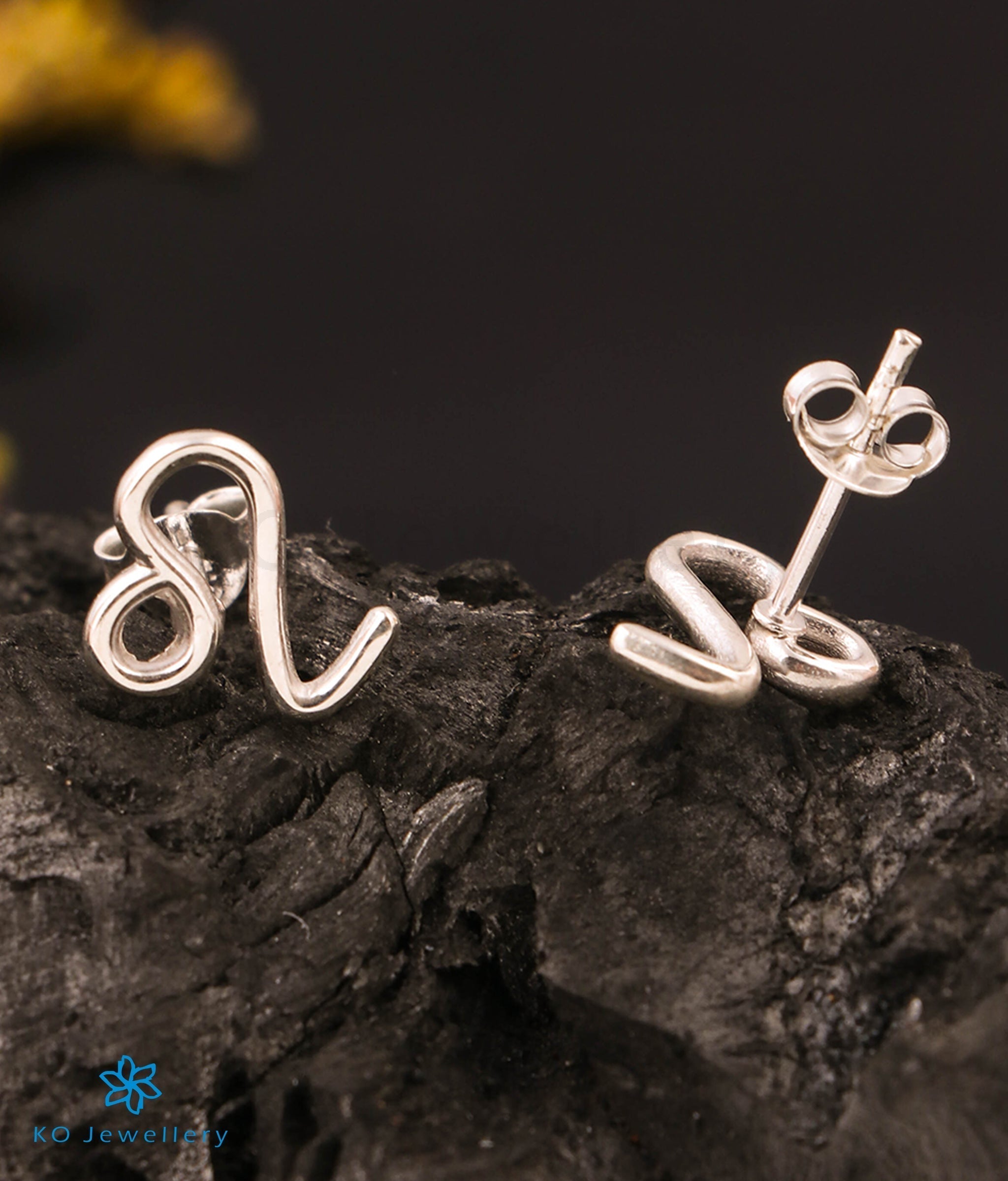 Zodiac Sign Silver Earrings - Buy latest design earrings in 925 Hallmark Sterling Silver - KO Jewellery