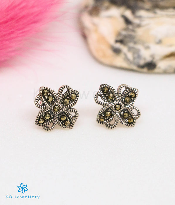 The Vachi Silver Marcasite Earrings