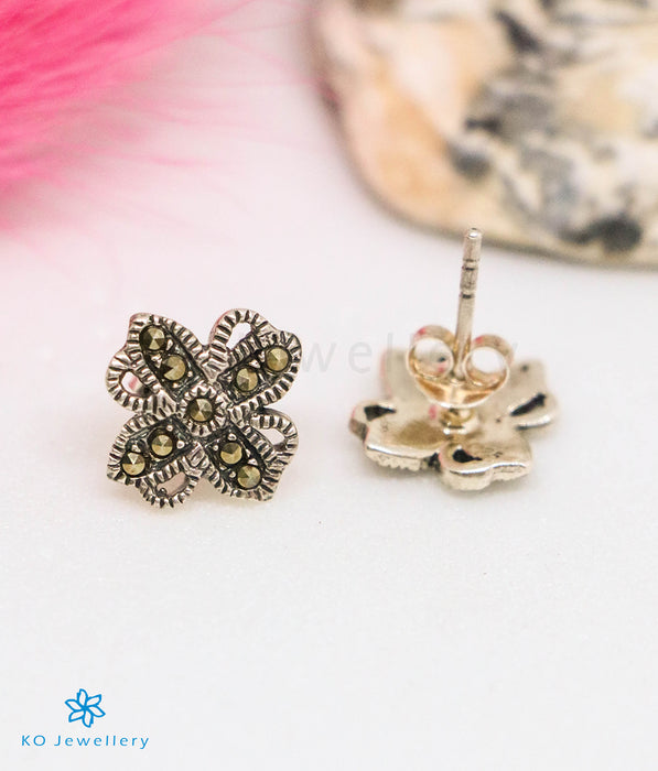 The Vachi Silver Marcasite Earrings