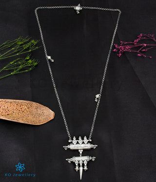 The Zyama Silver Necklace (Oxidised)
