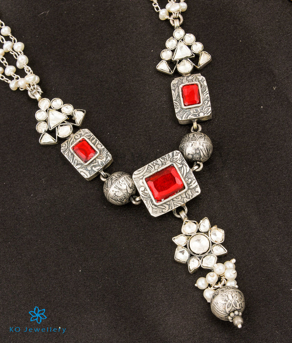 The Talash Silver Pearl Necklace