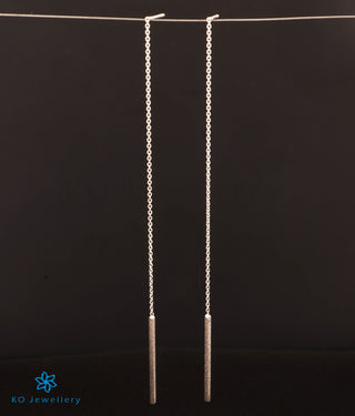 The Chain Silver Suidhaga Earrings (Bright silver)