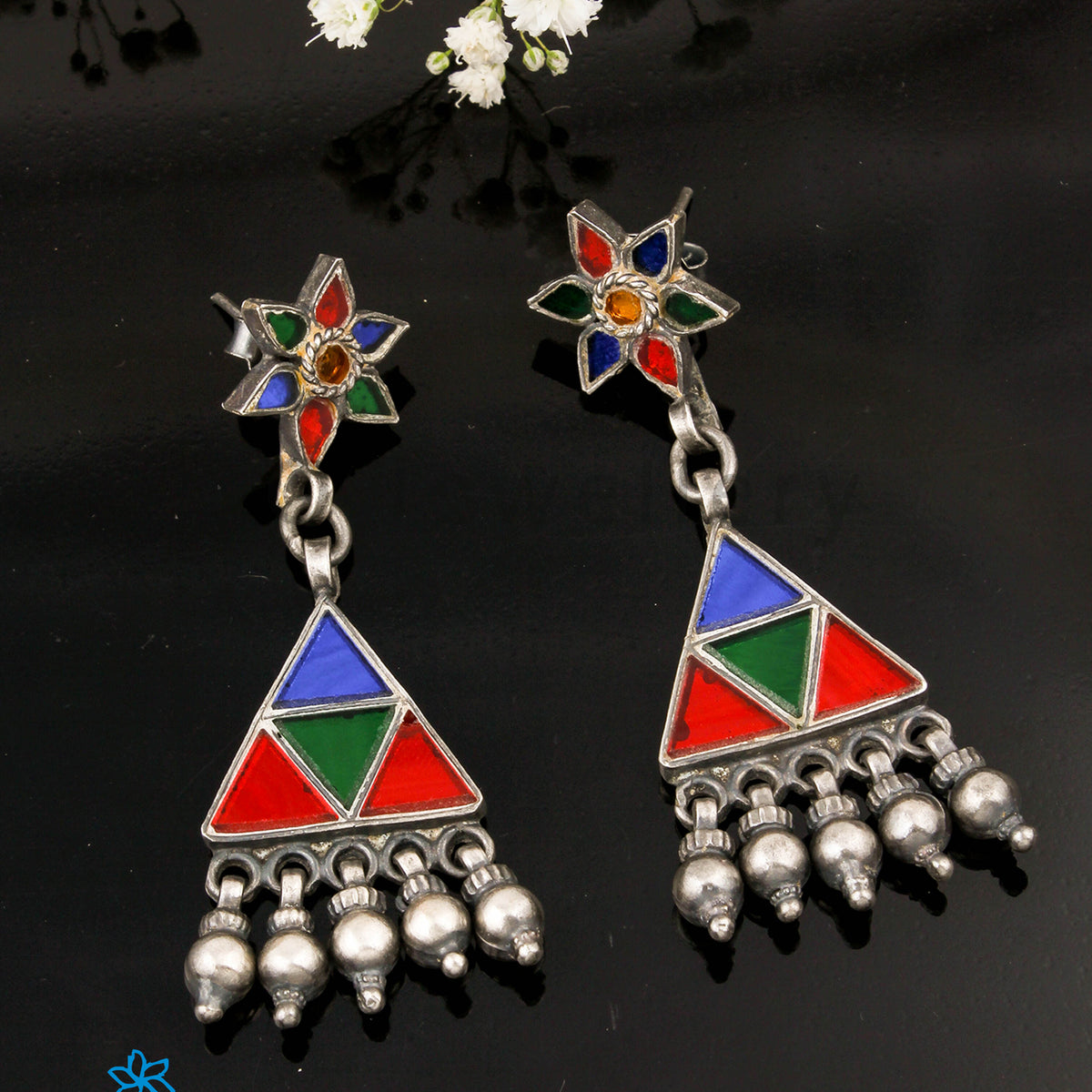 Beautiful Bollywood Oxidized German Silver Whitecolor Big  Etsy  Silver  jewellery indian German silver jewelry Silver
