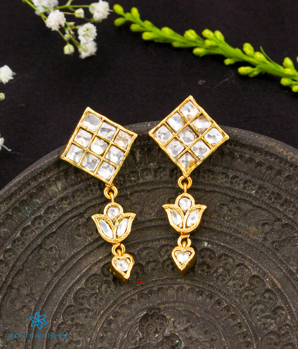 The Vidisha Silver Kundan Earrings