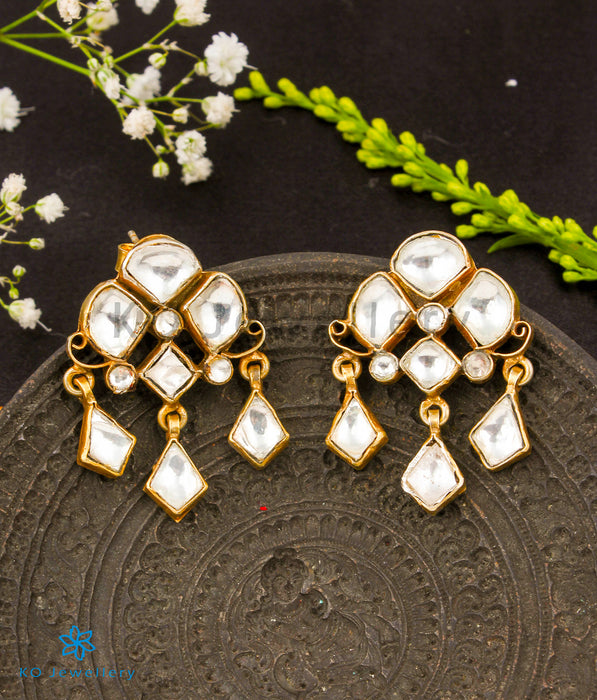The Somak Silver Kundan Earrings