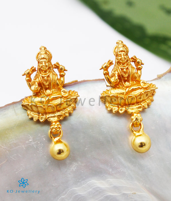 The Devi Silver Lakshmi Earrings
