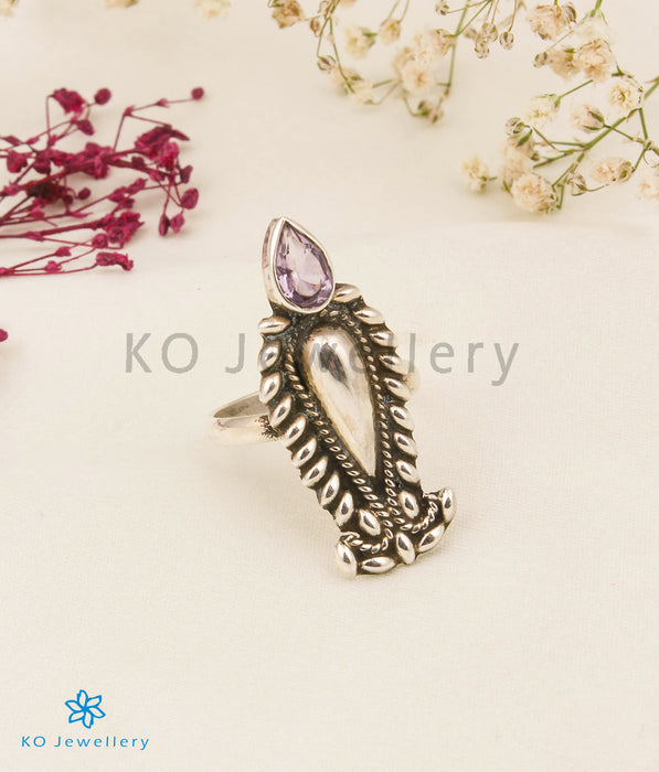 The Fish Silver Open Finger Ring