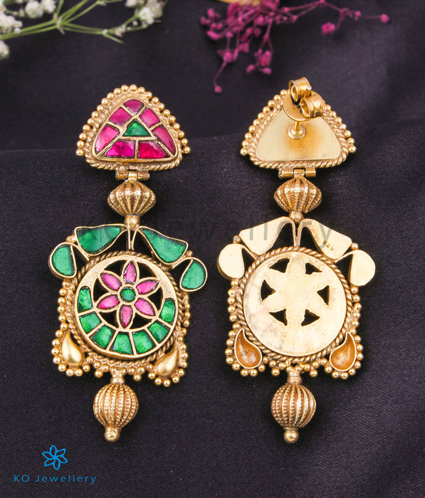 The Tarala Silver Kundan Earrings