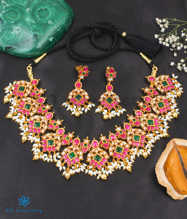 The Naisha Silver Kundan Necklace