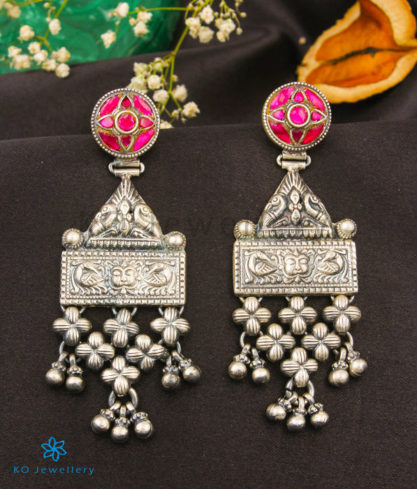 The Tanya Silver Kundan Earrings