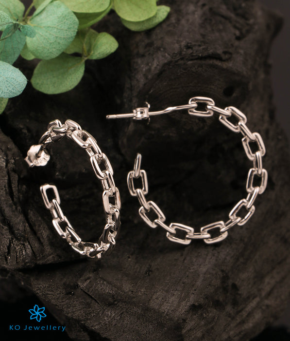 The Linked Silver Hoops