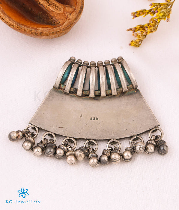 The Swar Silver Antique Pendant