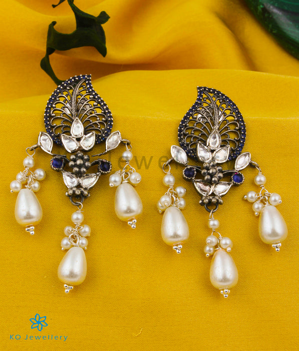 The Shweta Silver Kundan Earrings