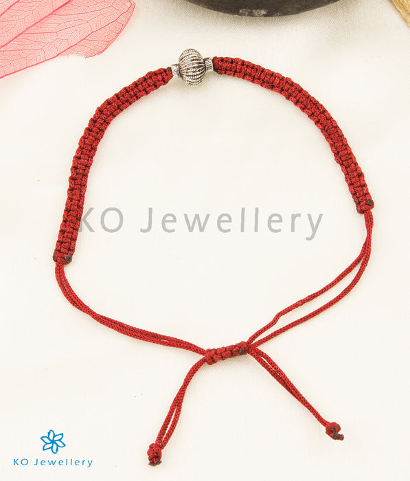 The Mandala Silver Red Thread Bracelets