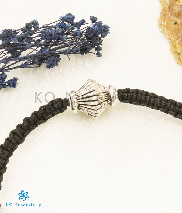 SWEETHEART Bracelet - 8mm MATT BLACK ONYX stone beads with Small ROSE