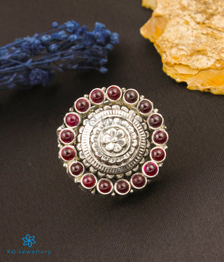 The Amara Kemp Silver Finger Ring (Oxidised)